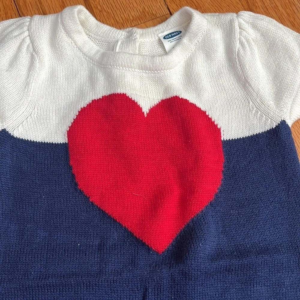Gap heart sweater dress